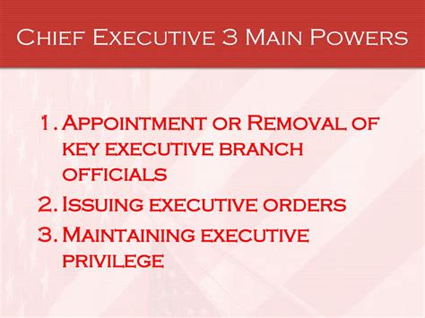 Appointing and removal power of chief executives of .